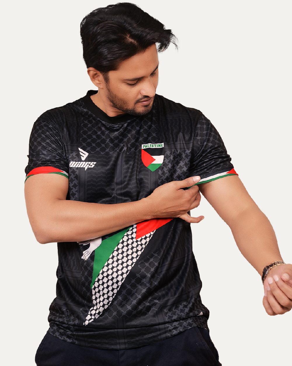 FREE PALESTINE!!
SUPPORT PALESTINE CONCEPT FANS JERSEY-4