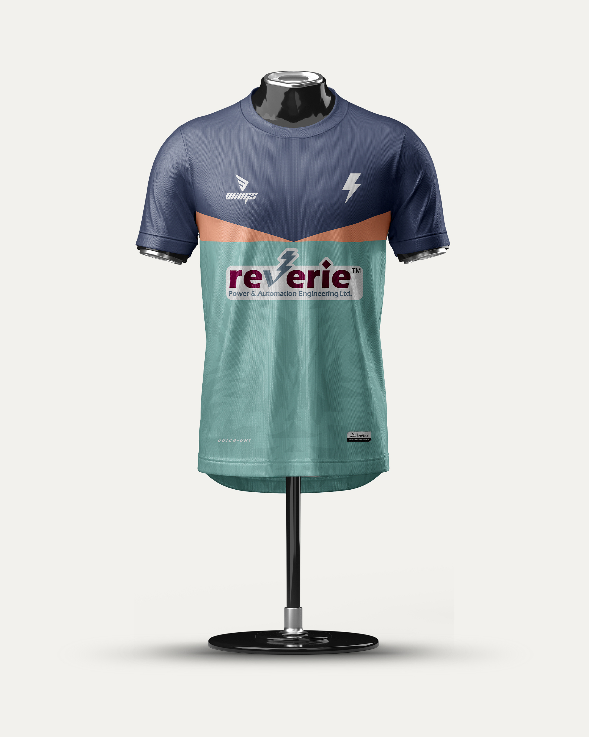Jersey designs and production for Reverie Power & Automation Engineering Ltd.