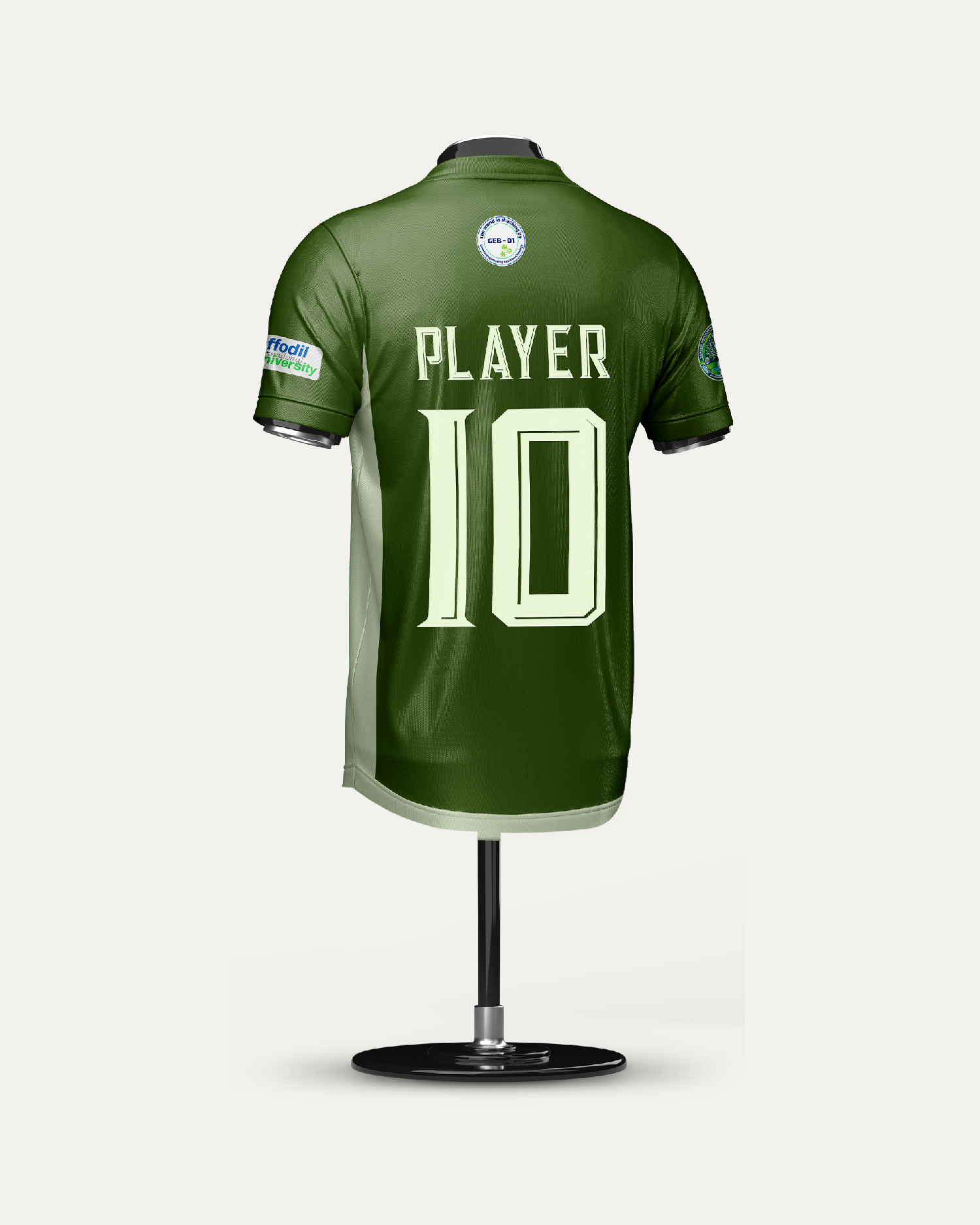 Jersey Design for Genetic Engineering & Biotechnology (GEB-01) – DIU Gallery Image 1