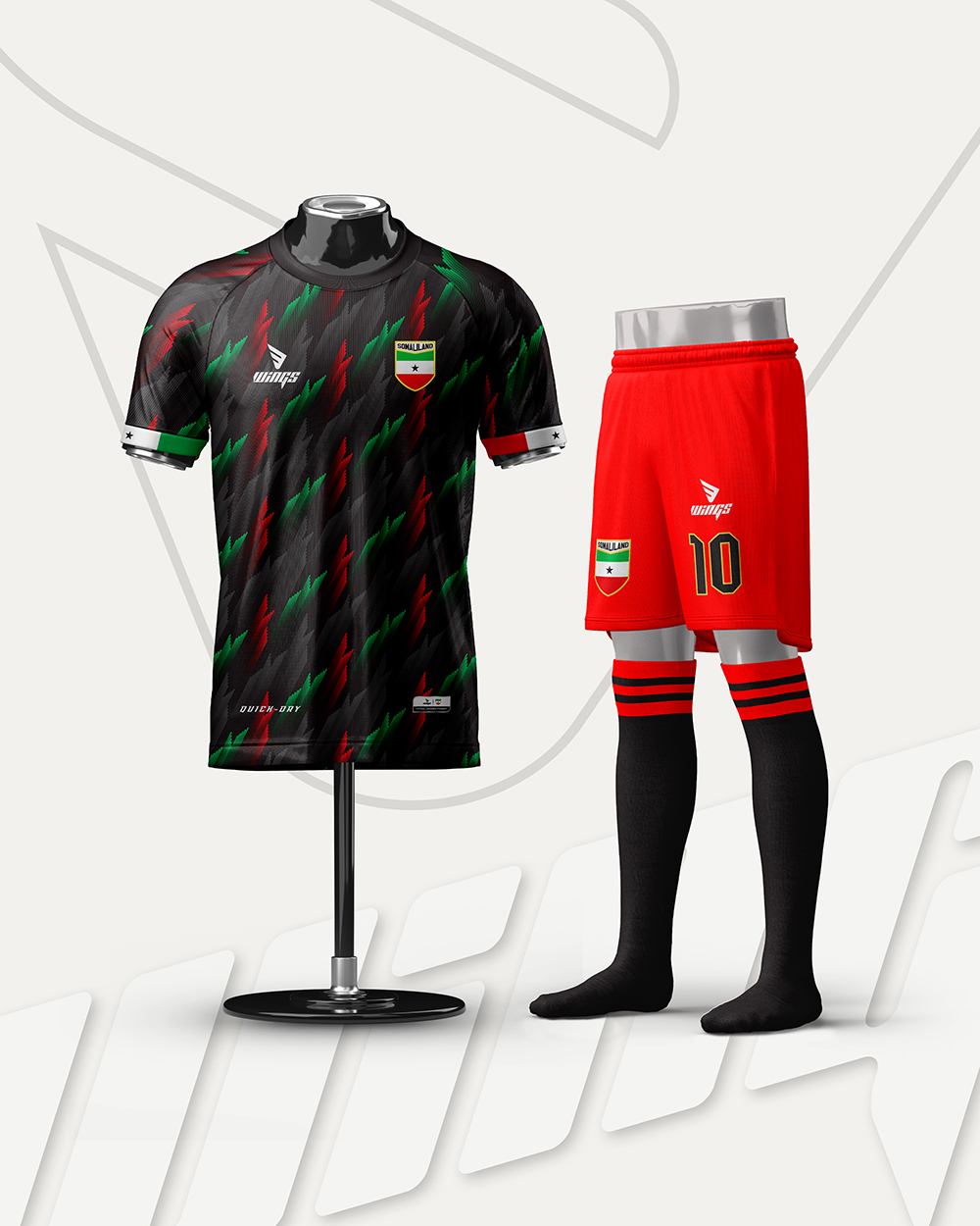 Away Jersey Design and Manufacturing of Somaliland
