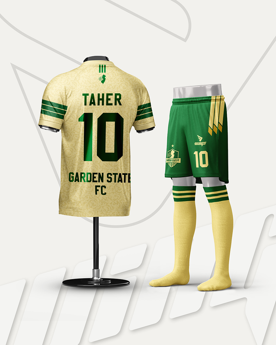 Home Jersey design and Manufacturing for the Garden State FC, USA Gallery Image 1