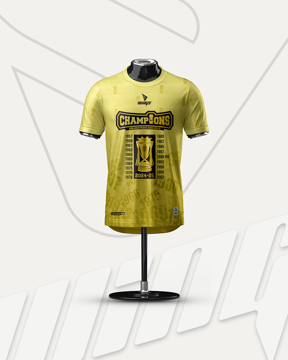 Jersey Design & Manufacturing for the Champions Trophy celebration of Mohammedan Sporting Club