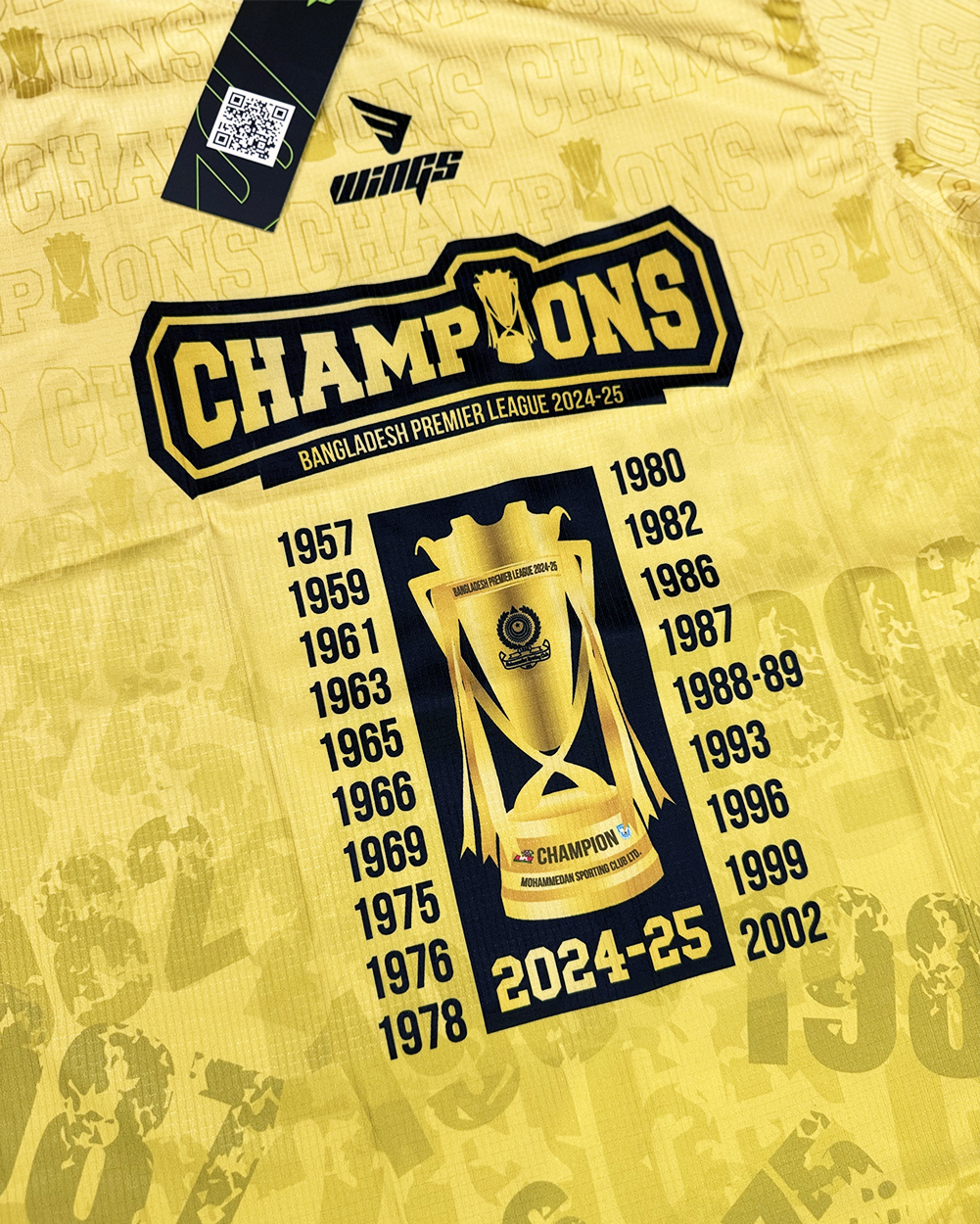 Jersey Design & Manufacturing for the Champions Trophy celebration of Mohammedan Sporting Club Gallery Image 6