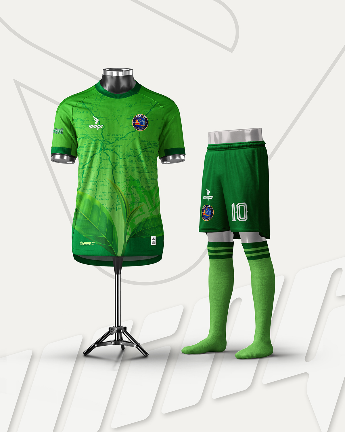 Home Jersey design and Manufacturing for the Sylhet Sadar United, UK
