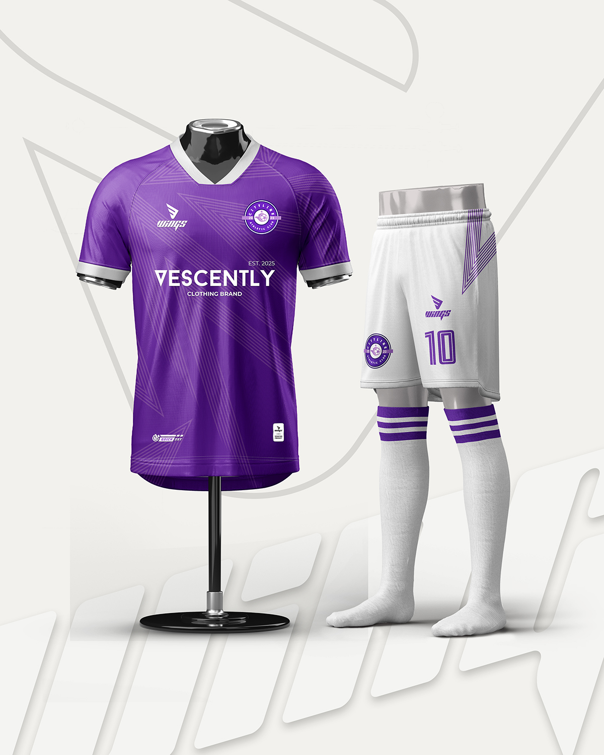 Home Jersey design and Manufacturing for the AC Cityline, USA