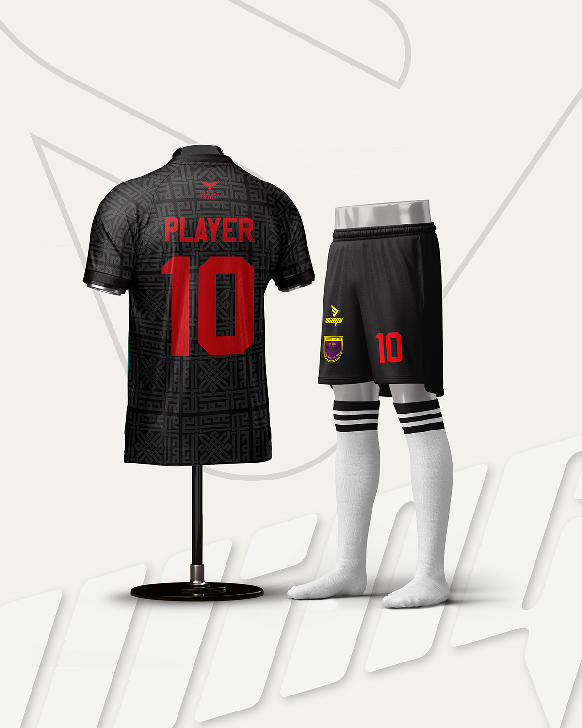 Away Jersey Design 2025-26 for Cressex United, UK Gallery Image 1