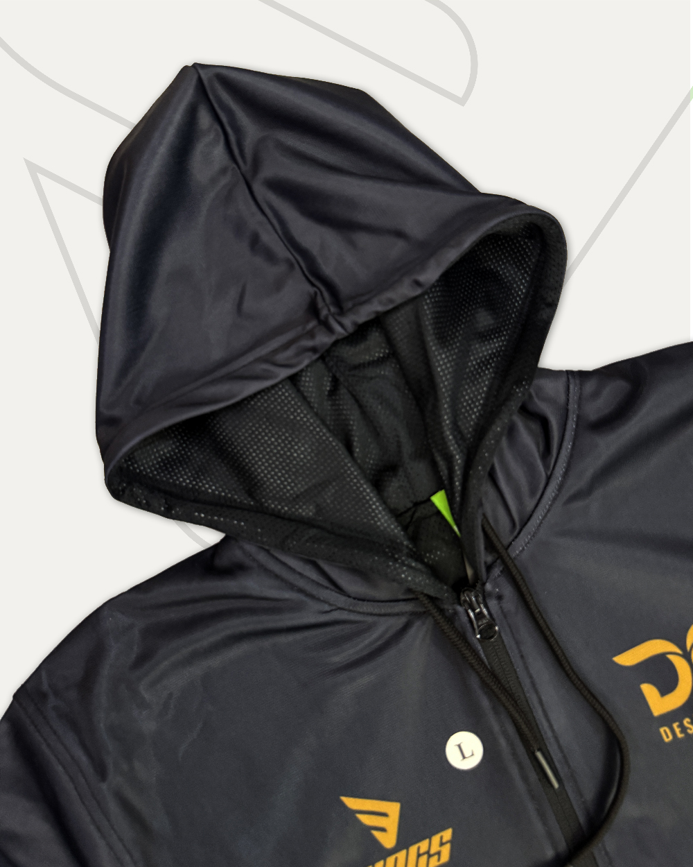 Black Hoodie for Deshi Golf, UK Gallery Image 4