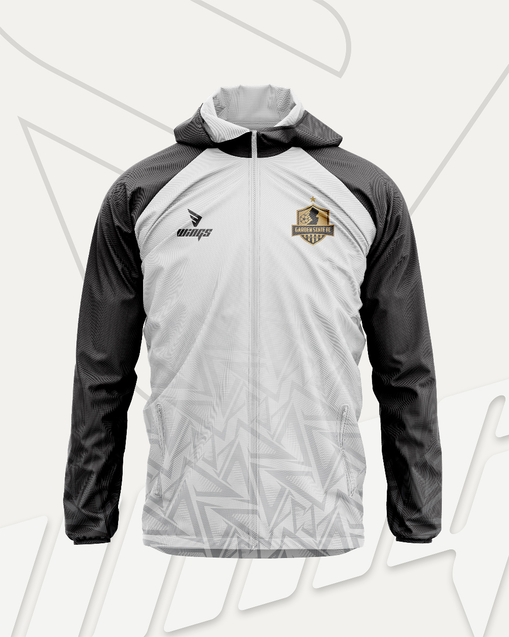 Windbreaker Jacket Design and Manufacturing for GARDEN STATE FC, USA