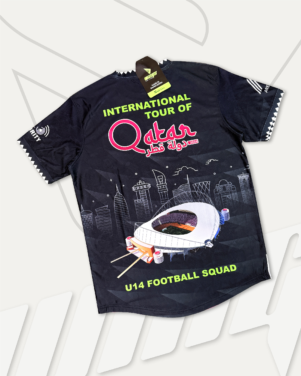 Jersey Design and Manufacturing for 360 FA, UK to Qatar Tour Gallery Image 3