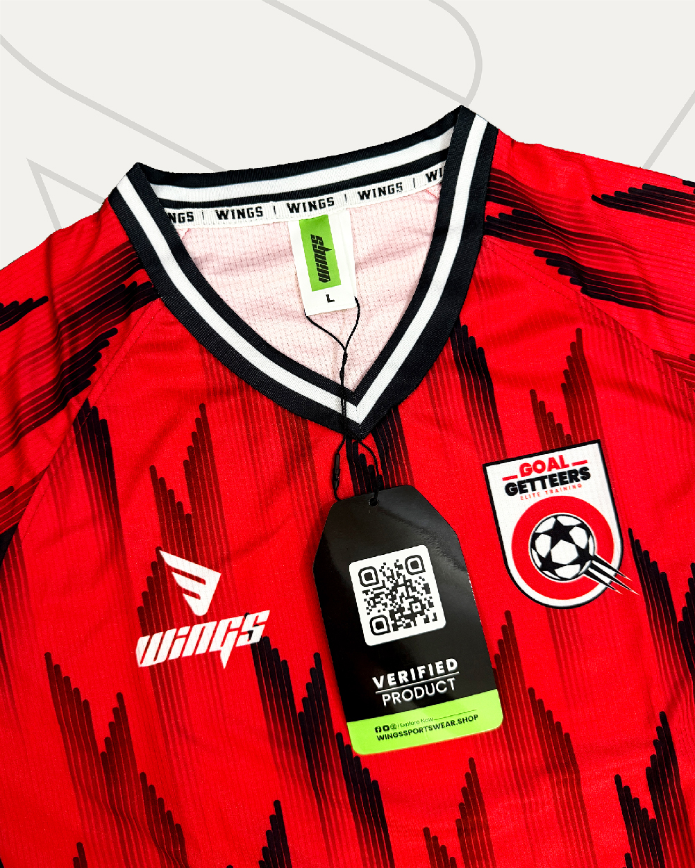 Away Jersey Design and Manufacturing for GOAL GETTERS Football Academy, USA Gallery Image 4