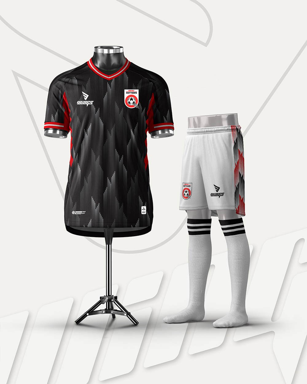 Home Jersey Design and Manufacturing for GOAL GETTERS Football Academy, USA