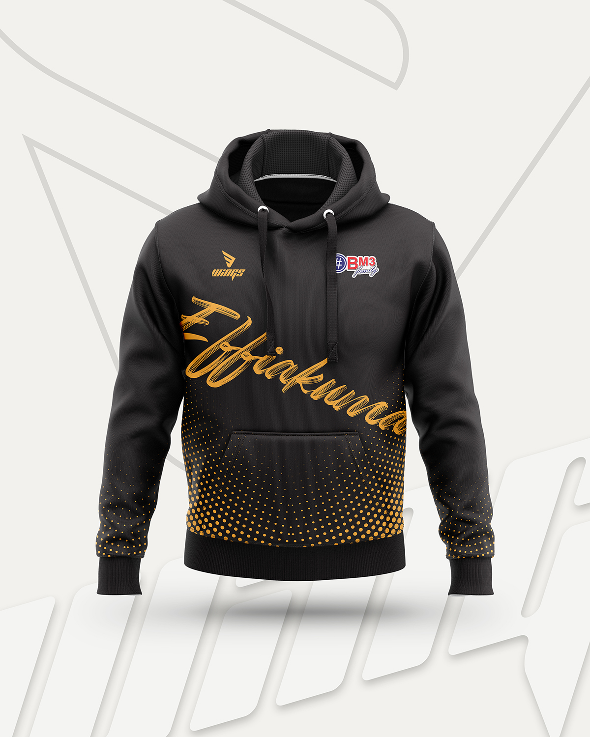 Black Hoodie Design and Manufacturing for the BM3 Family, Ghana