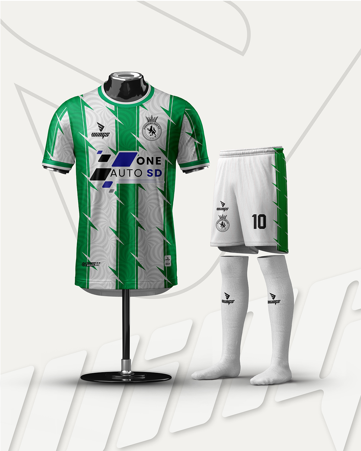 Jersey Design and Manufacturing for Ponders End FC. UK