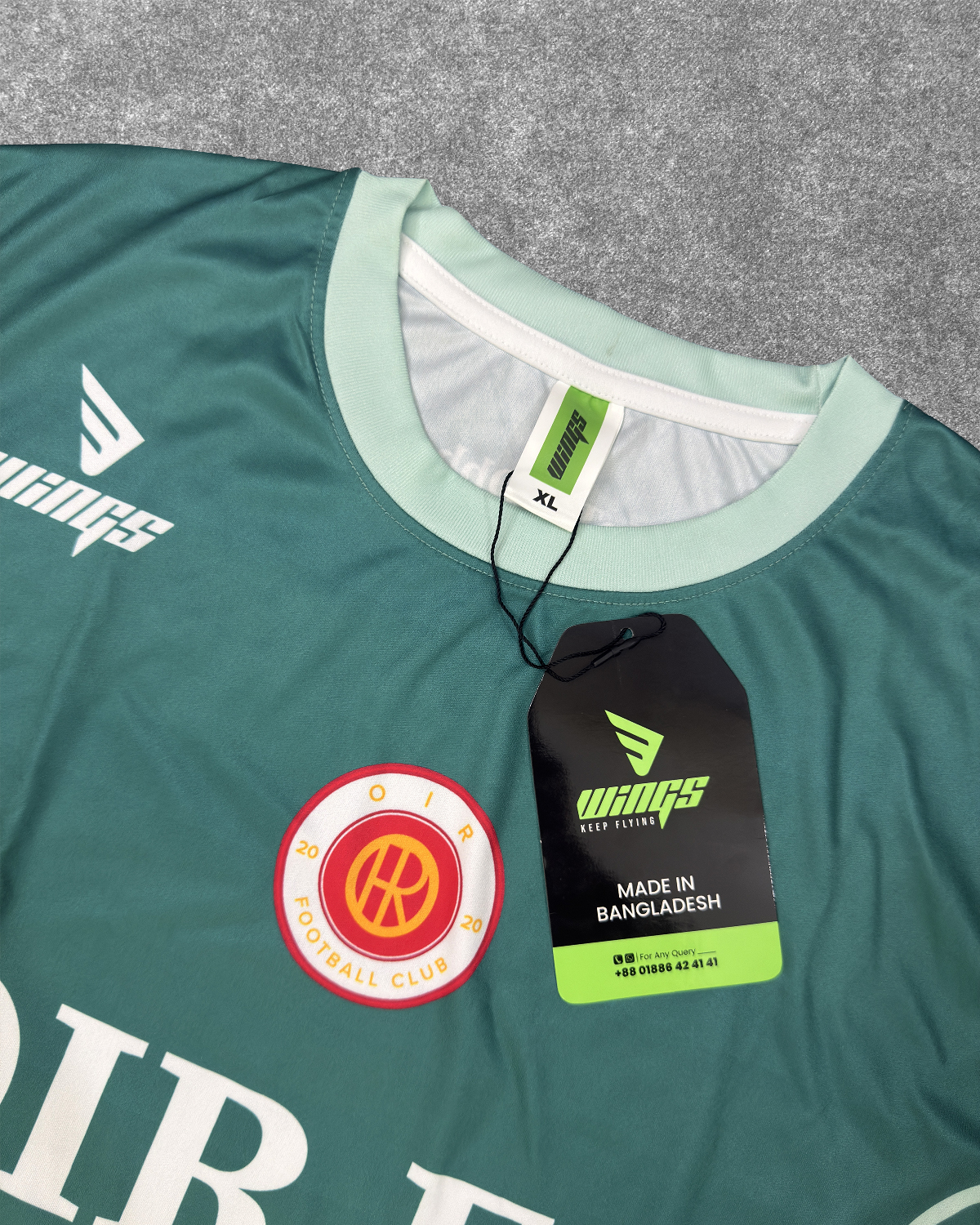 Training Tops design and Manufacturing for OIR FC, UK Gallery Image 4
