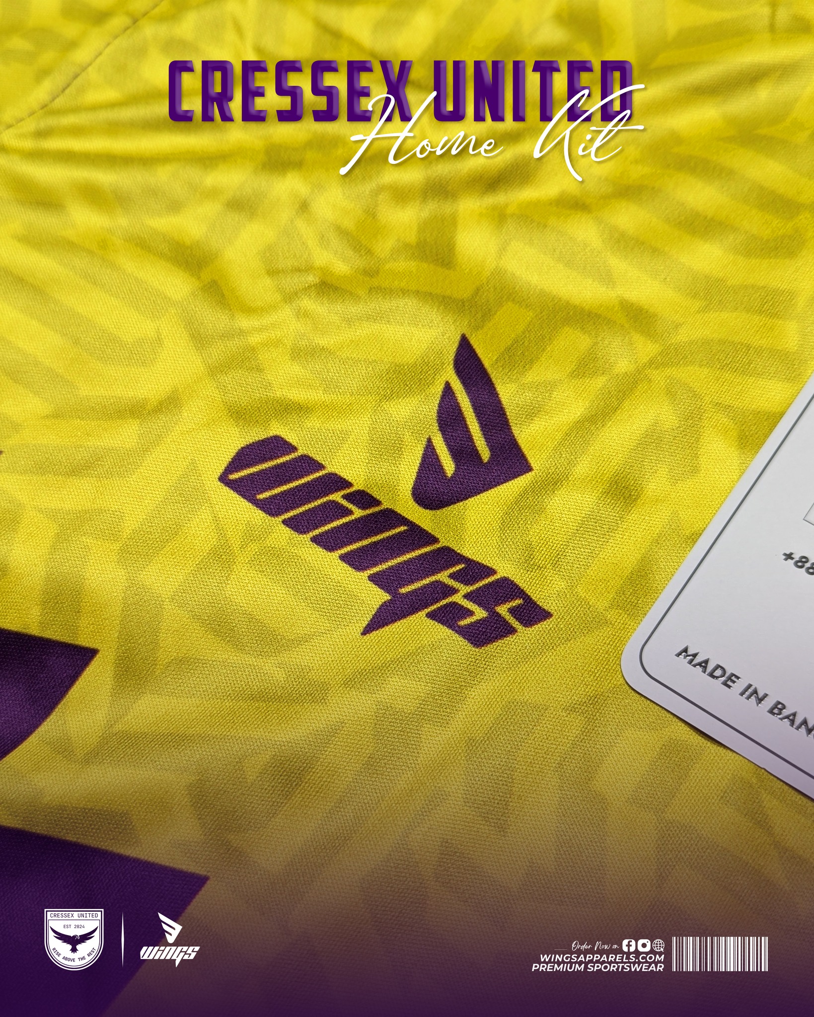 HOME KIT 2024-25!! CRESSEX UNITED FC, UK Gallery Image 4