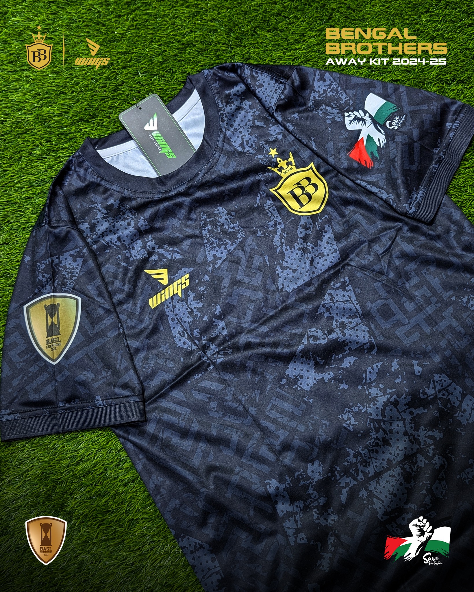 AWAY KIT 2024-25!! BENGAL BROTHERS FC, USA Gallery Image 1
