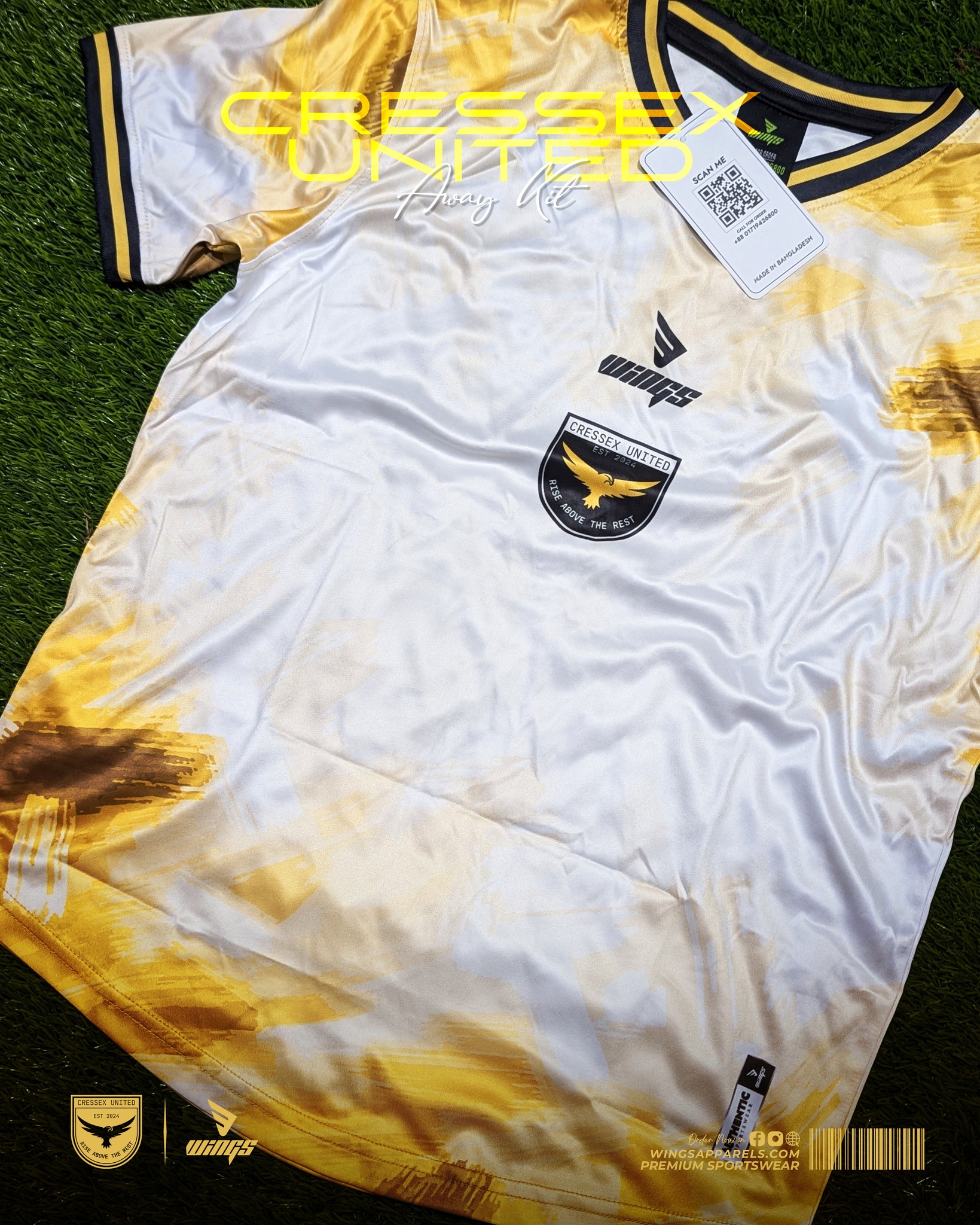 AWAY KIT 2024-25!! CRESSEX UNITED FC, UK Gallery Image 1