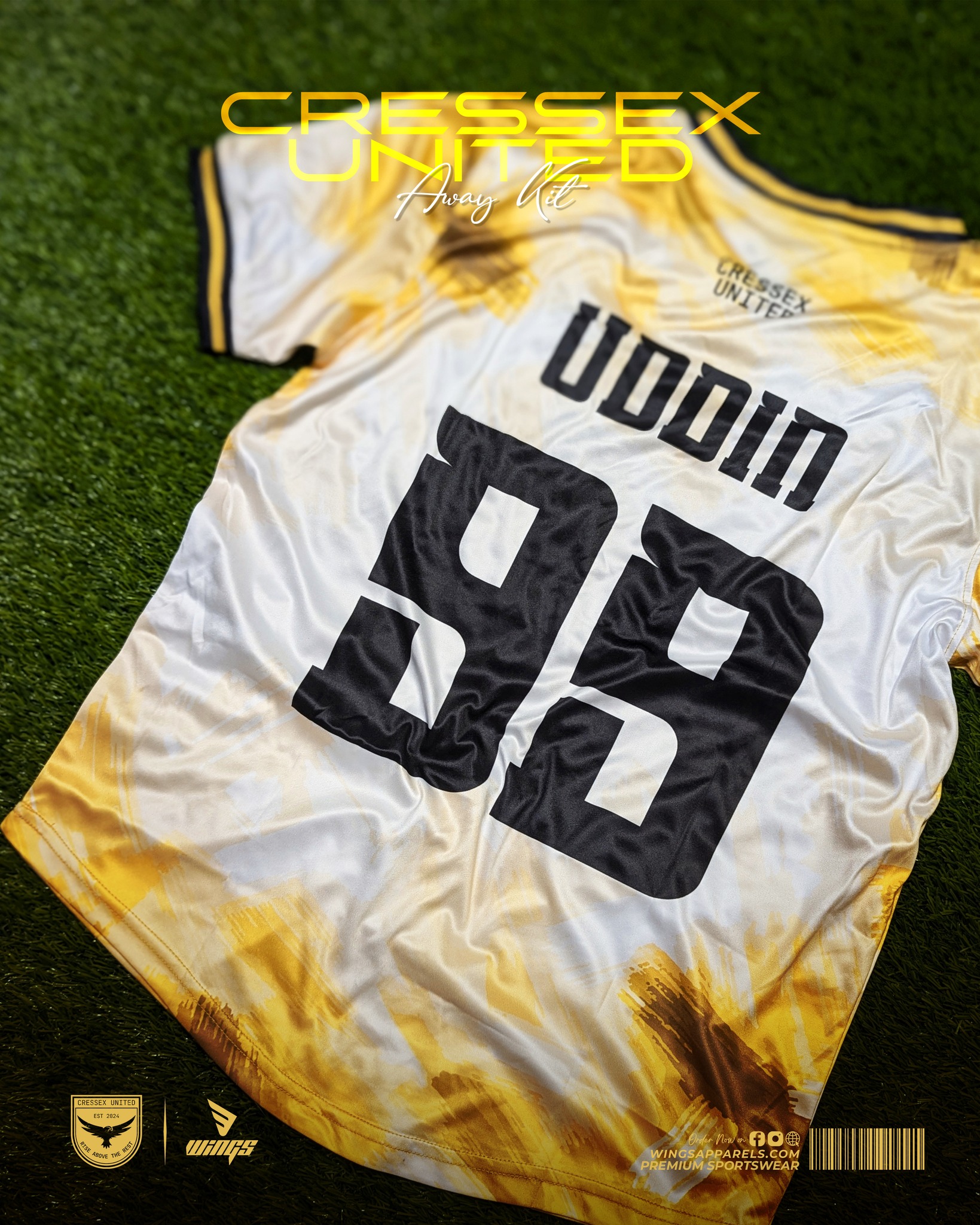 AWAY KIT 2024-25!! CRESSEX UNITED FC, UK Gallery Image 2