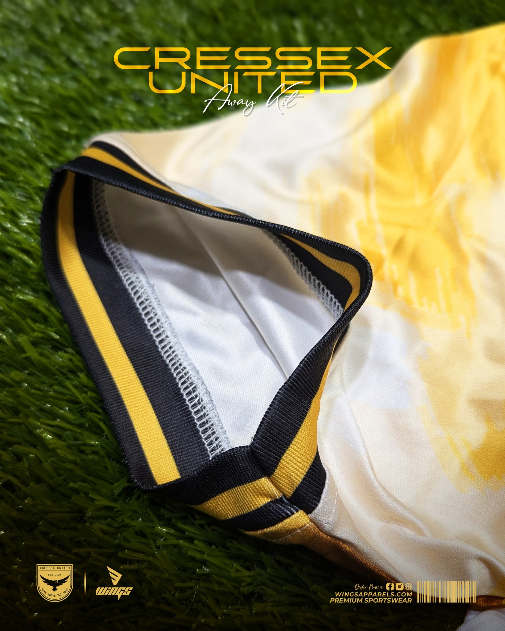 AWAY KIT 2024-25!! CRESSEX UNITED FC, UK Gallery Image 4