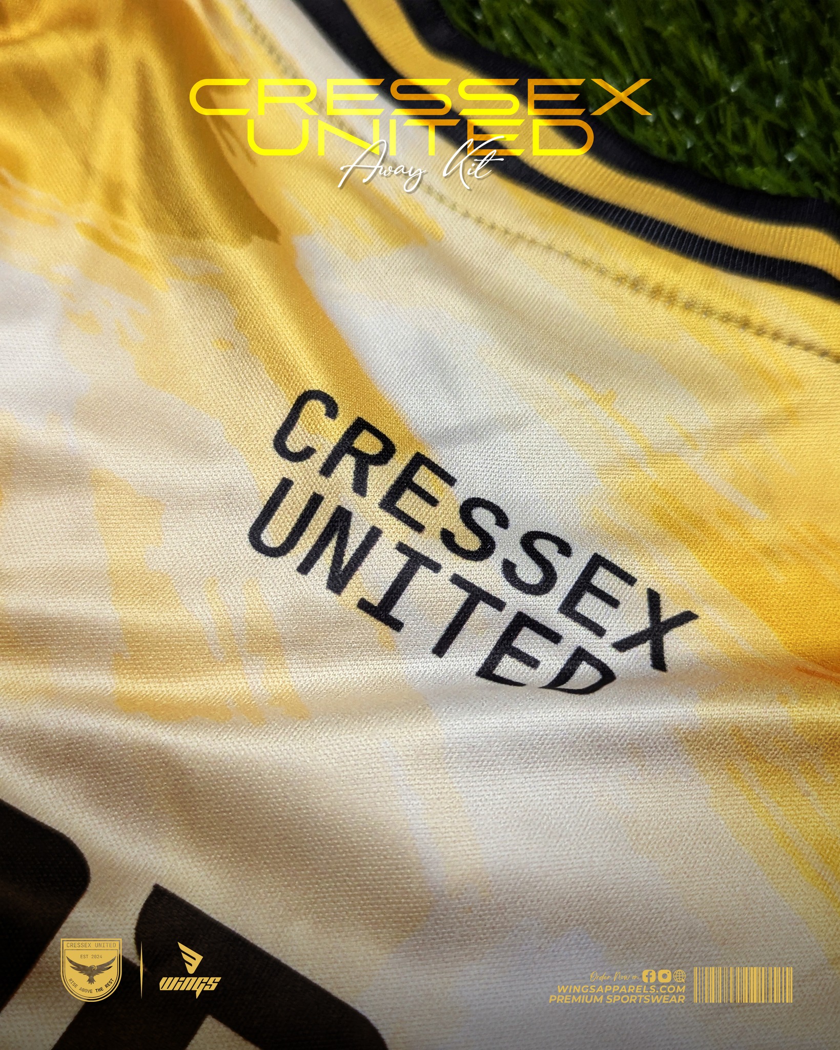 AWAY KIT 2024-25!! CRESSEX UNITED FC, UK Gallery Image 5