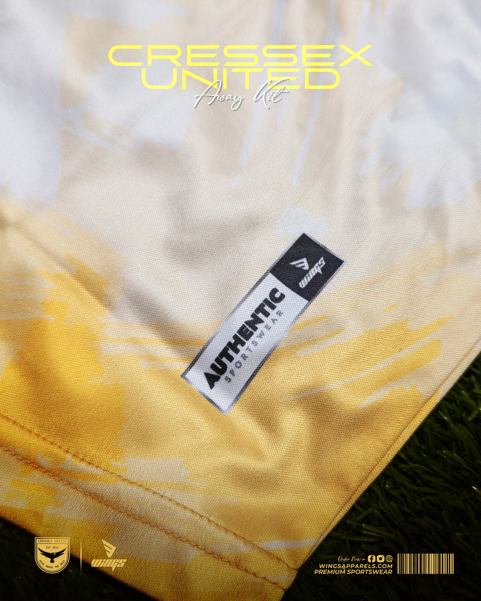 AWAY KIT 2024-25!! CRESSEX UNITED FC, UK Gallery Image 7