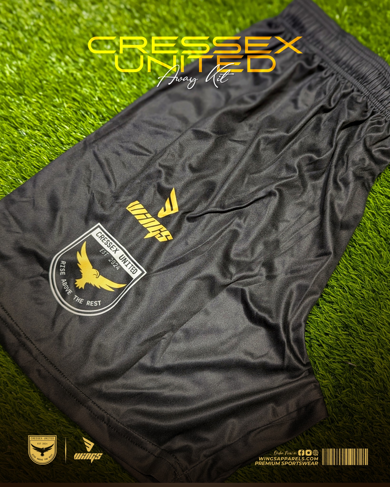 AWAY KIT 2024-25!! CRESSEX UNITED FC, UK Gallery Image 6
