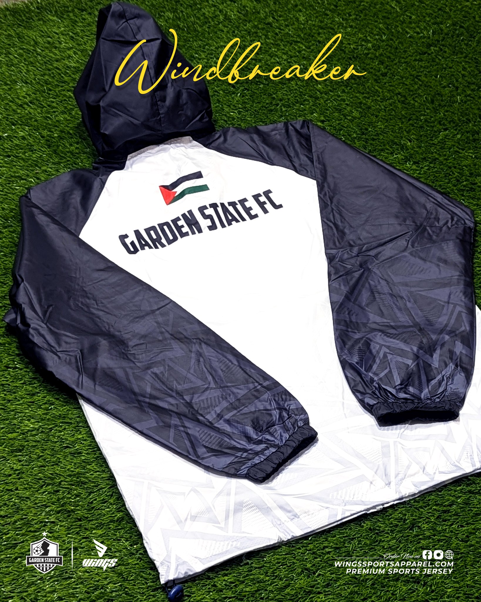 Windbreaker Jacket 2024-25!! GARDEN STATE FC, USA Gallery Image 2