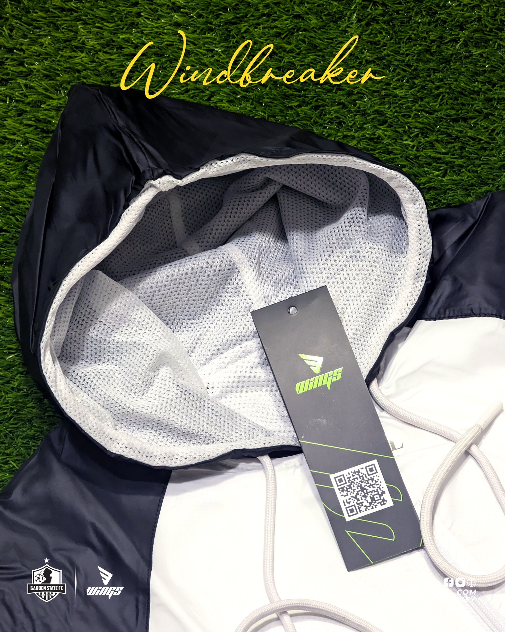 Windbreaker Jacket 2024-25!! GARDEN STATE FC, USA Gallery Image 3