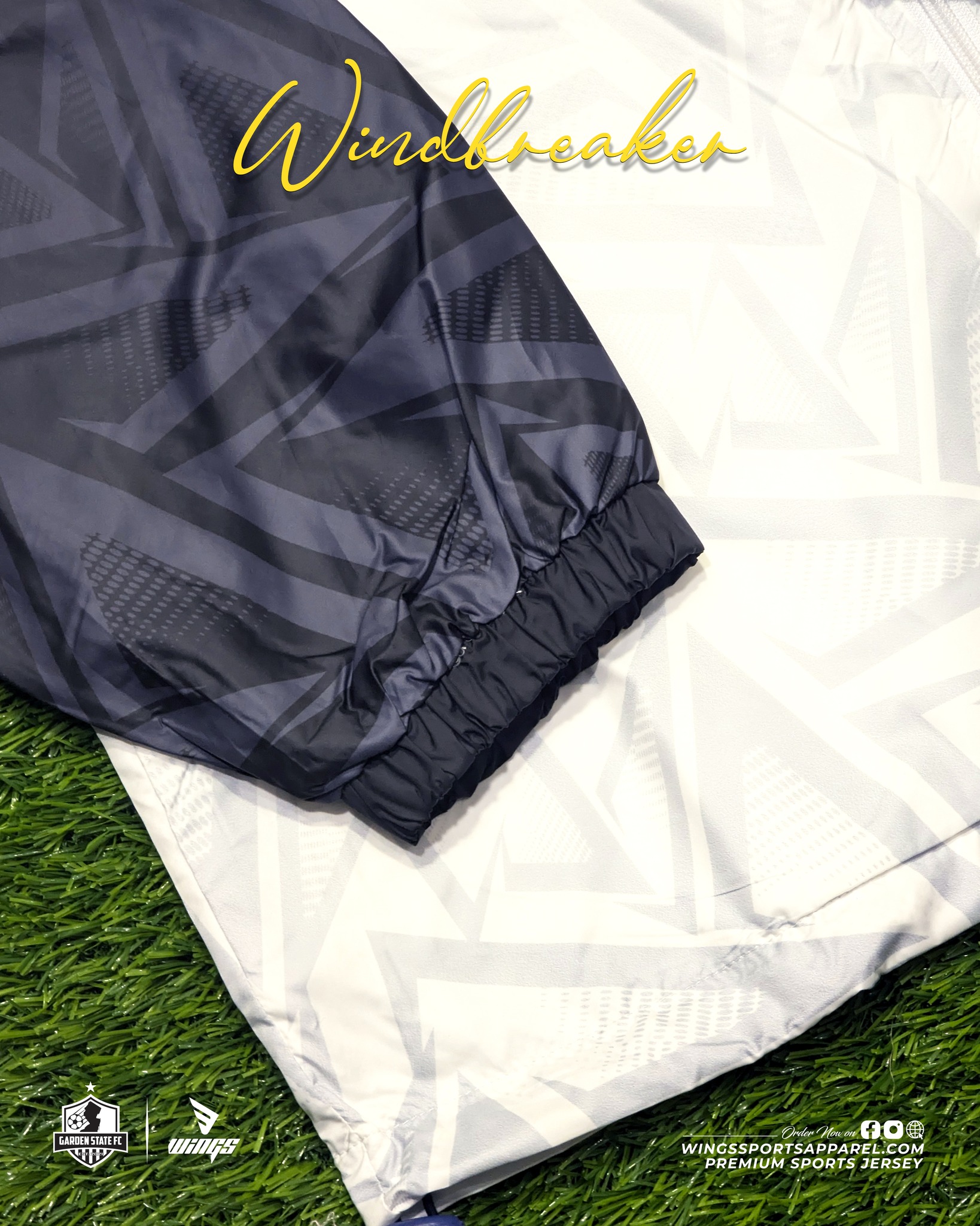 Windbreaker Jacket 2024-25!! GARDEN STATE FC, USA Gallery Image 6