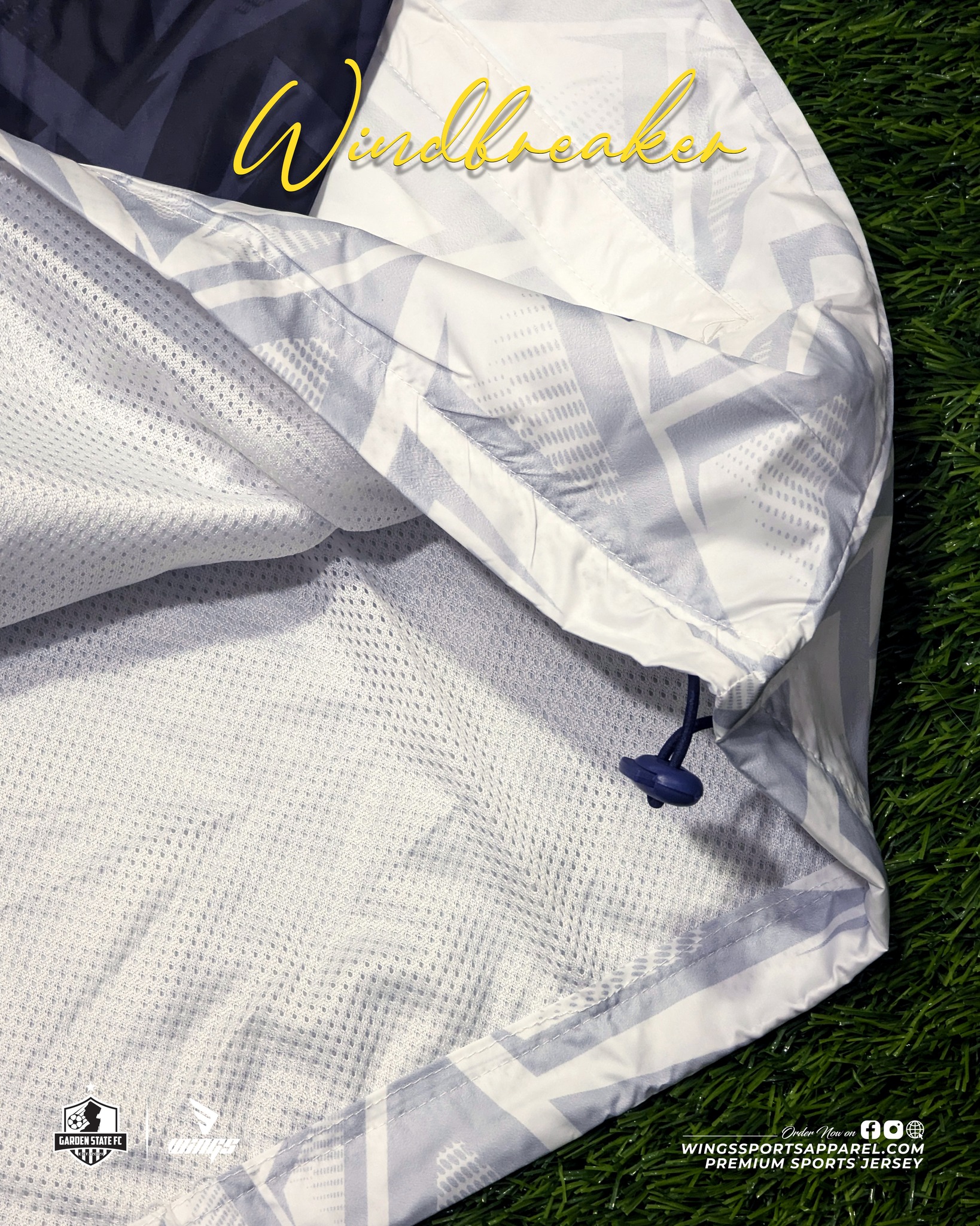 Windbreaker Jacket 2024-25!! GARDEN STATE FC, USA Gallery Image 7